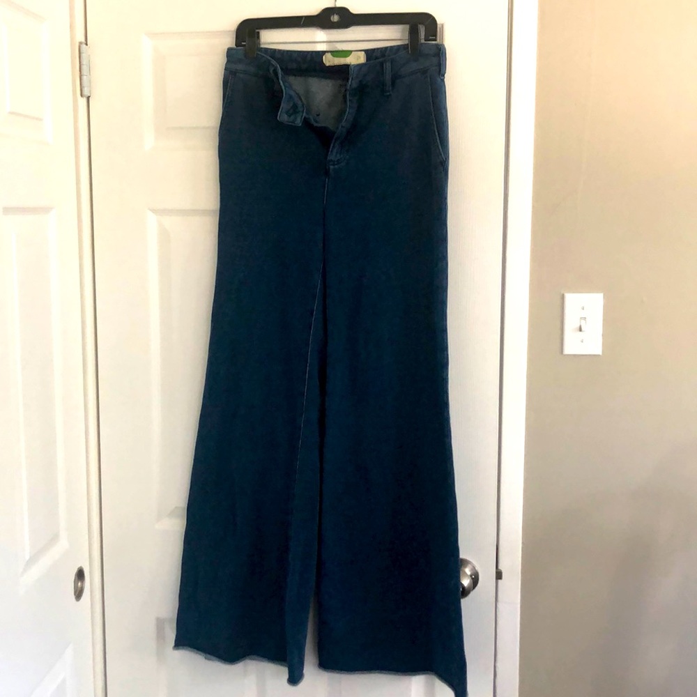 Anthropologie, NWOT, high waisted, wide leg jeans